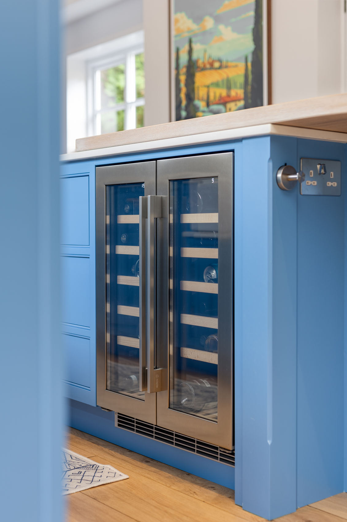 The Mediterranean Blue Shaker Kitchen