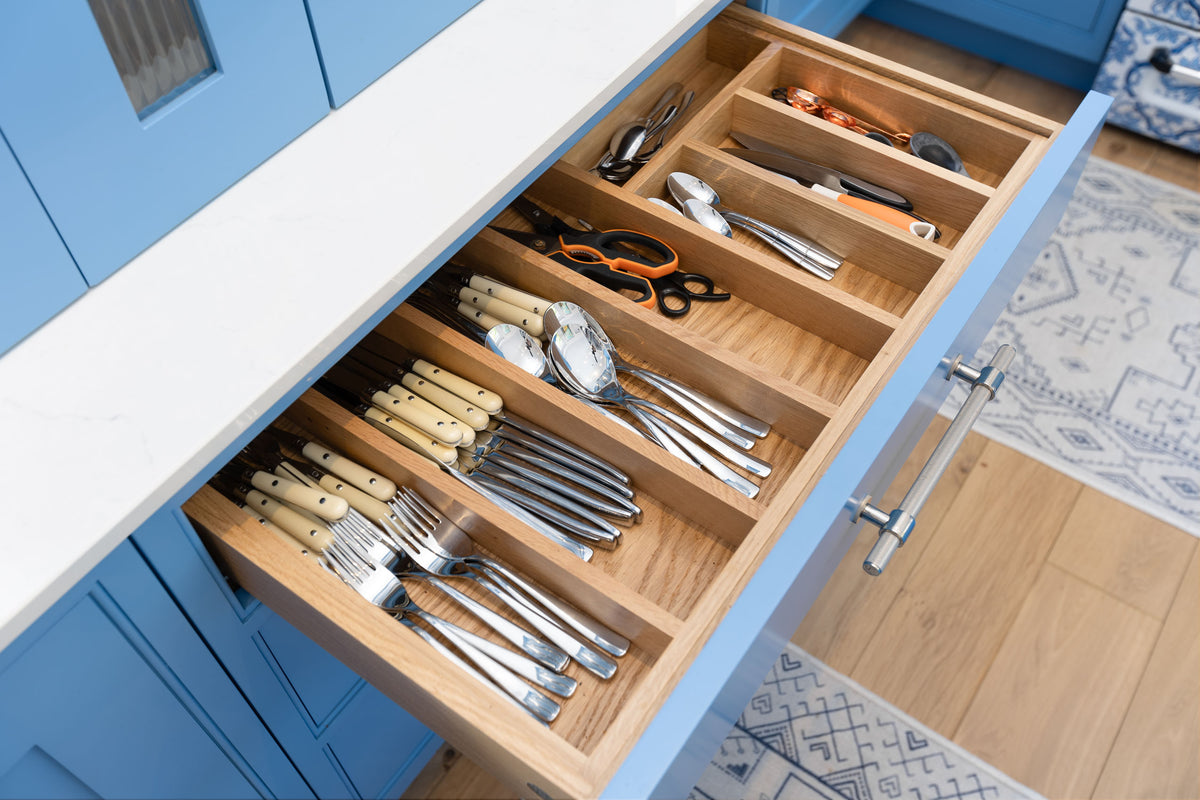 The Mediterranean Blue Shaker Kitchen