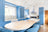 The Mediterranean Blue Shaker Kitchen