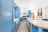 The Mediterranean Blue Shaker Kitchen