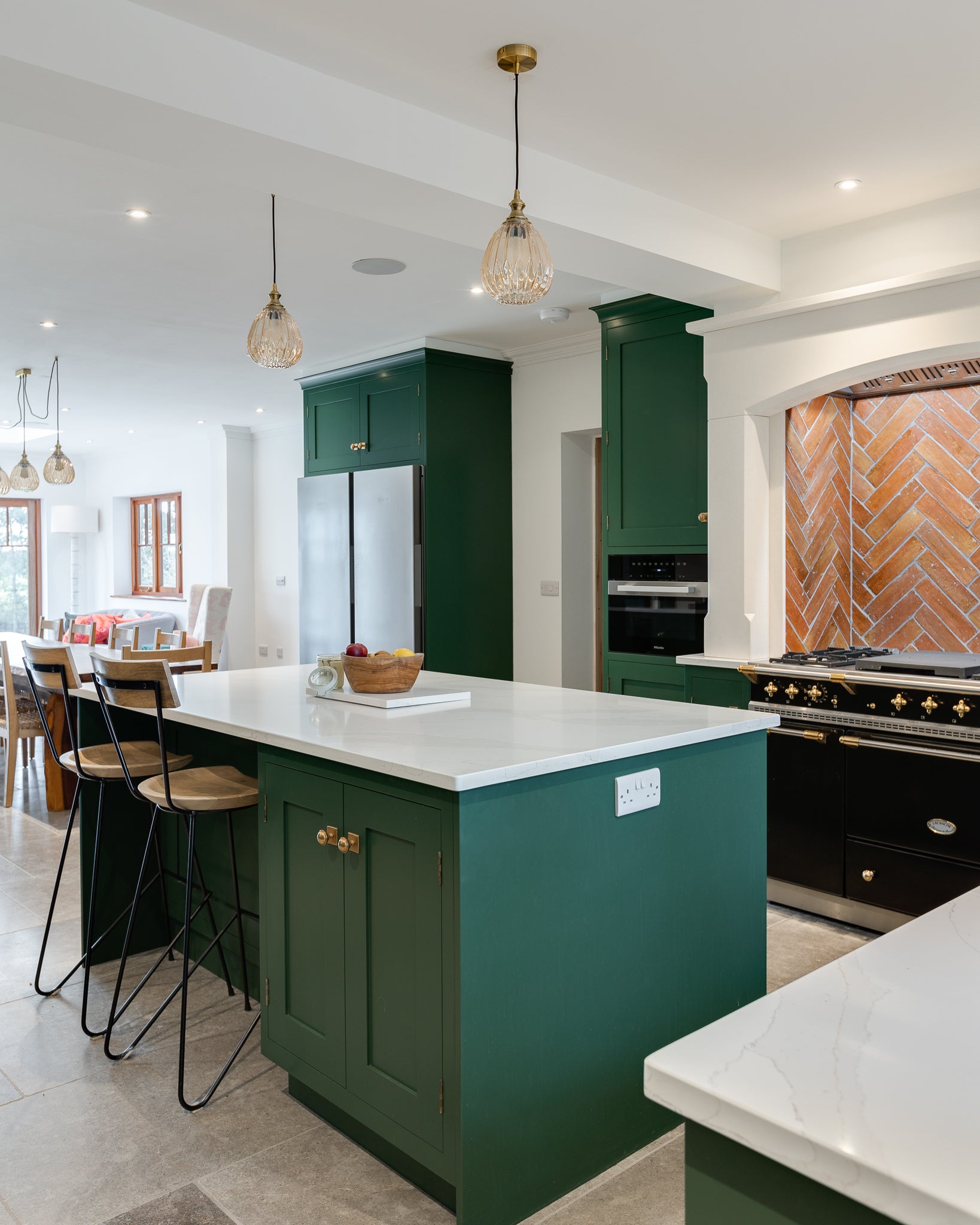 The Classic Country Green Kitchen