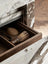 Dark Oak & Stone Kitchen Elegant  with Rich Oak & Natural Stone