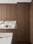 Dark Oak & Stone Kitchen Elegant  with Rich Oak & Natural Stone