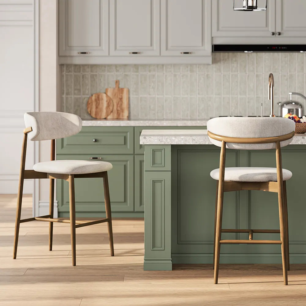 Luiz Wood Bar Chair