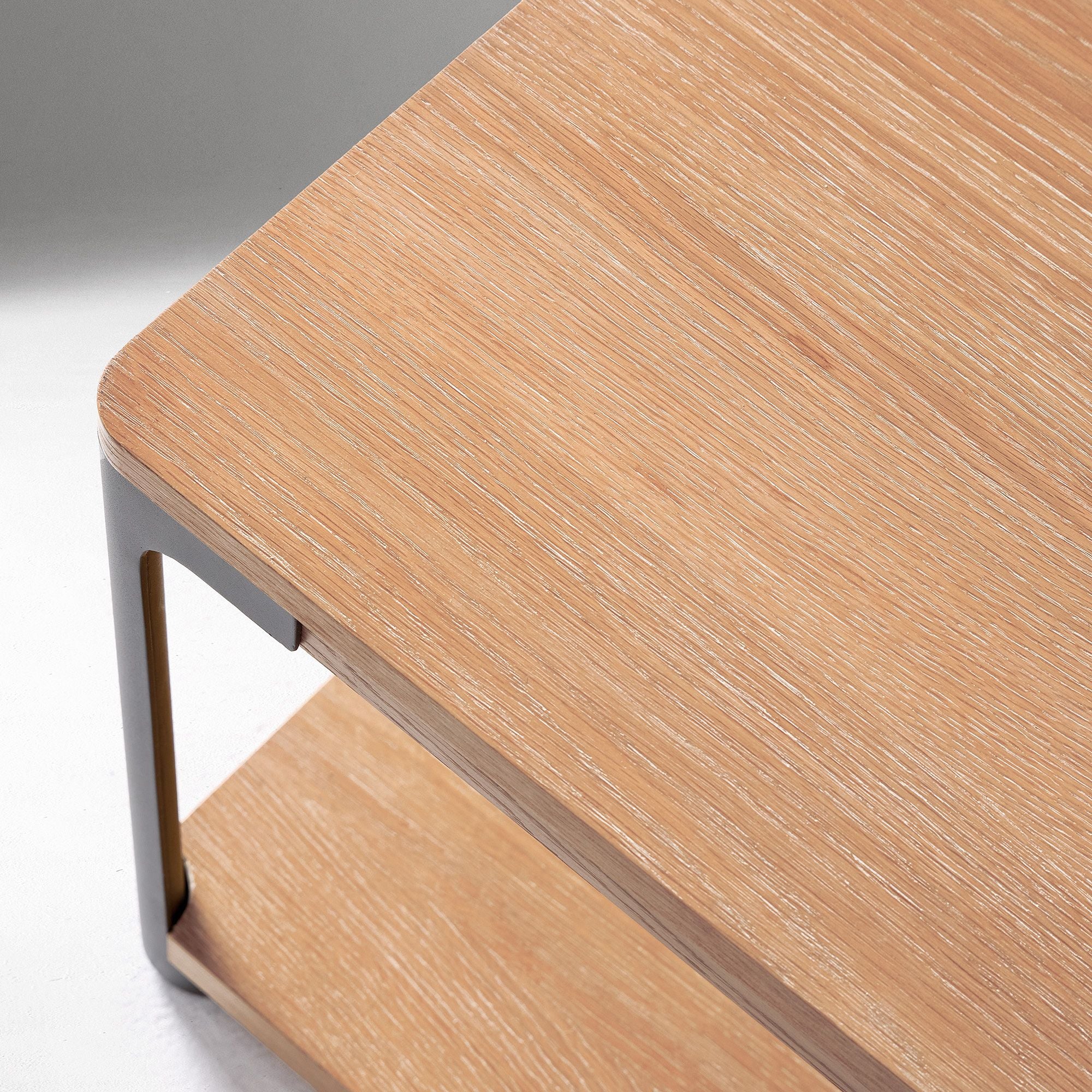 Macy Wood &amp; Metal Coffee Table
