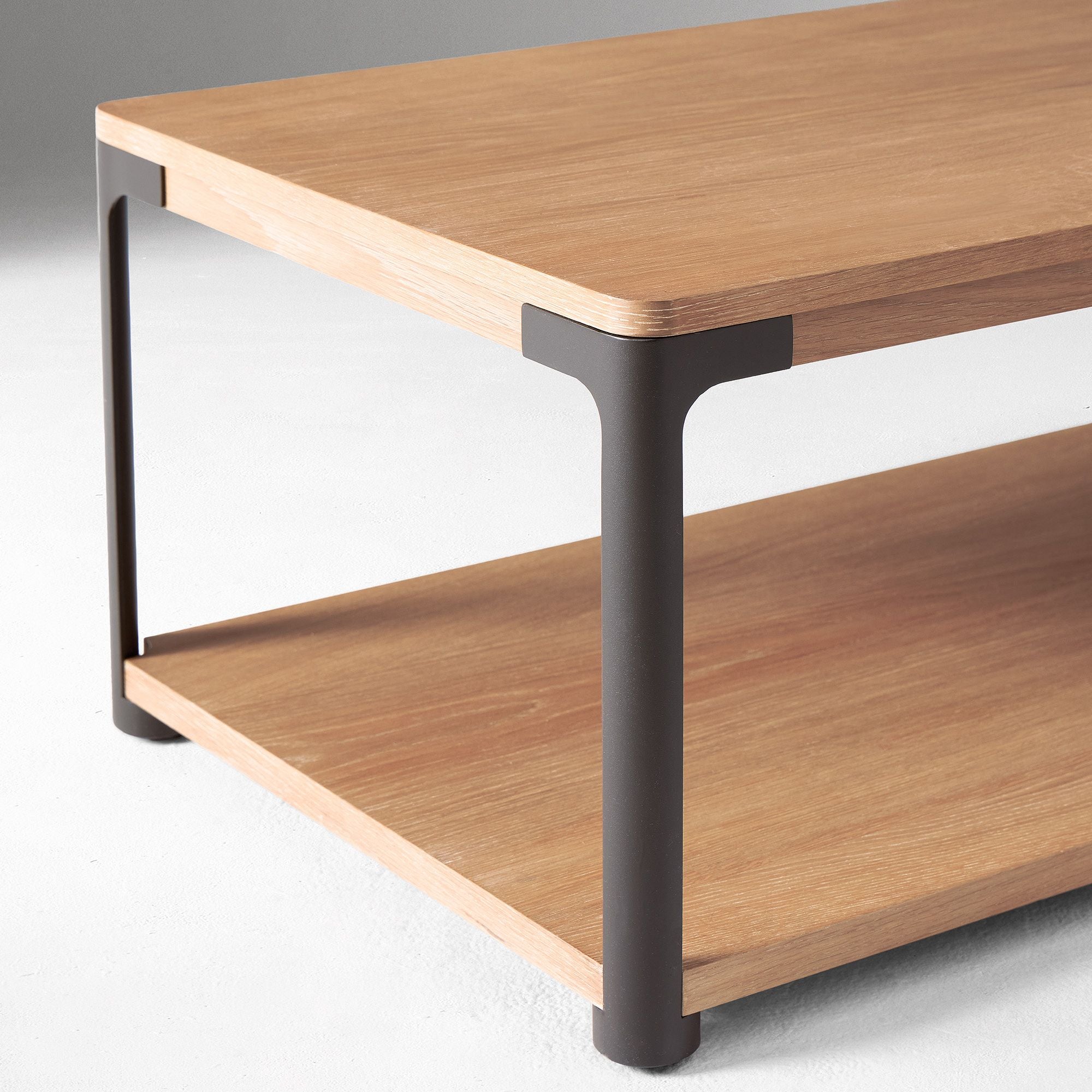 Macy Wood &amp; Metal Coffee Table