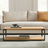 Macy Wood &amp; Metal Coffee Table