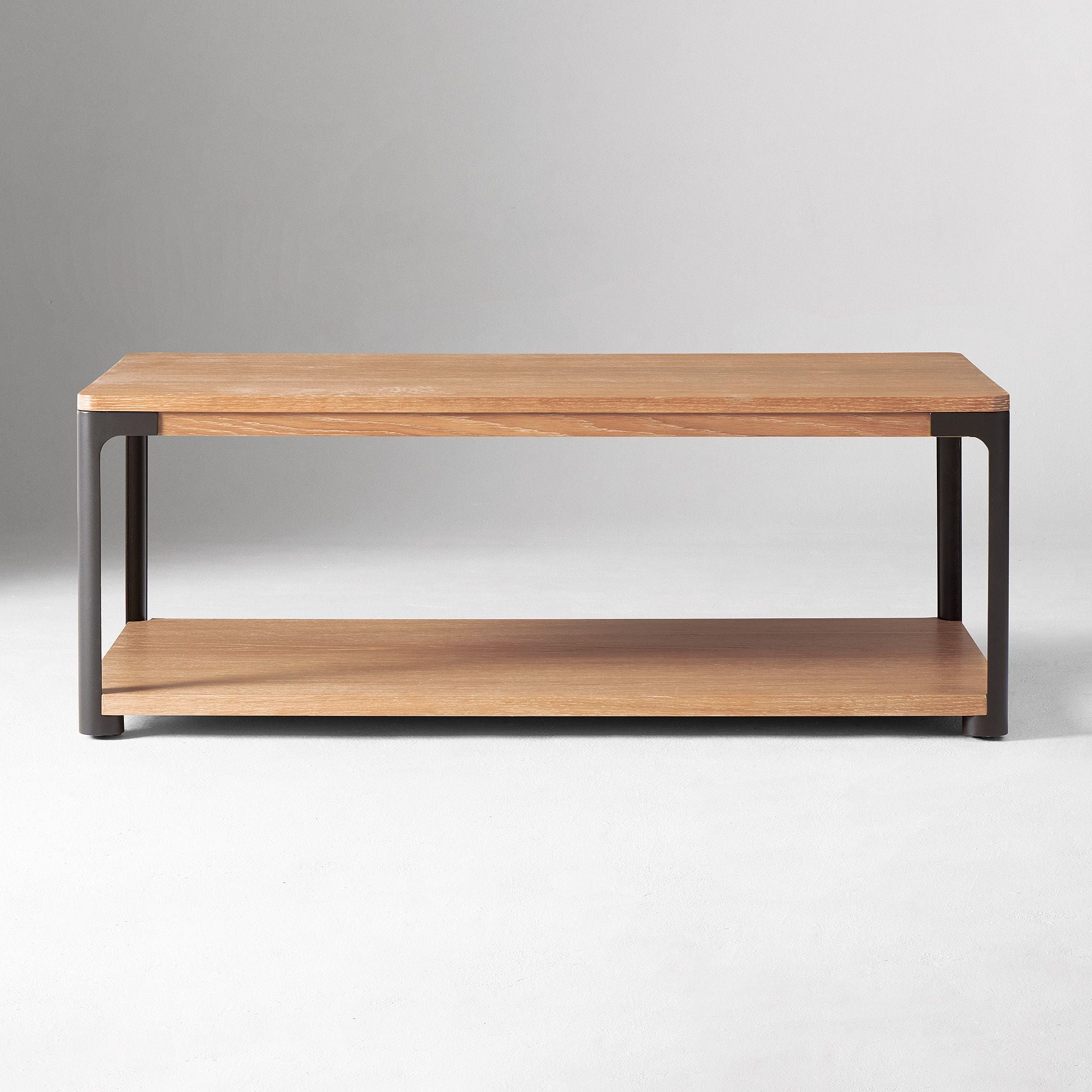 Macy Wood &amp; Metal Coffee Table