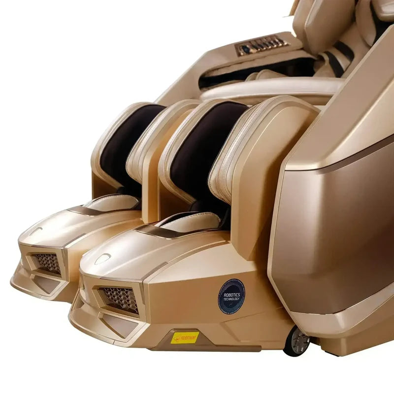 AI Robotic Massage Chair (Sleek Golden)