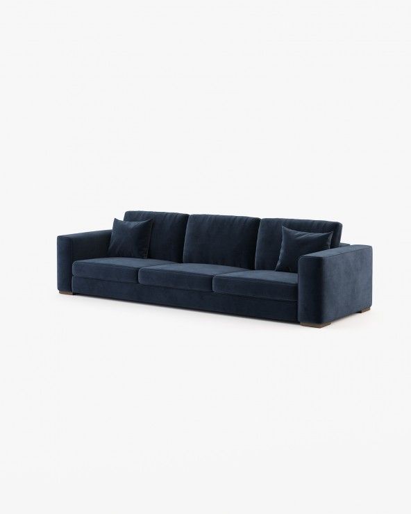 Navy Blue Soft Sofa