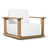 Delibair Teak Lounge Chair