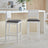 Oxford White Cane Barstool