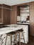 Dark Oak & Stone Kitchen Elegant  with Rich Oak & Natural Stone