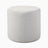 Canvas Round Pouf