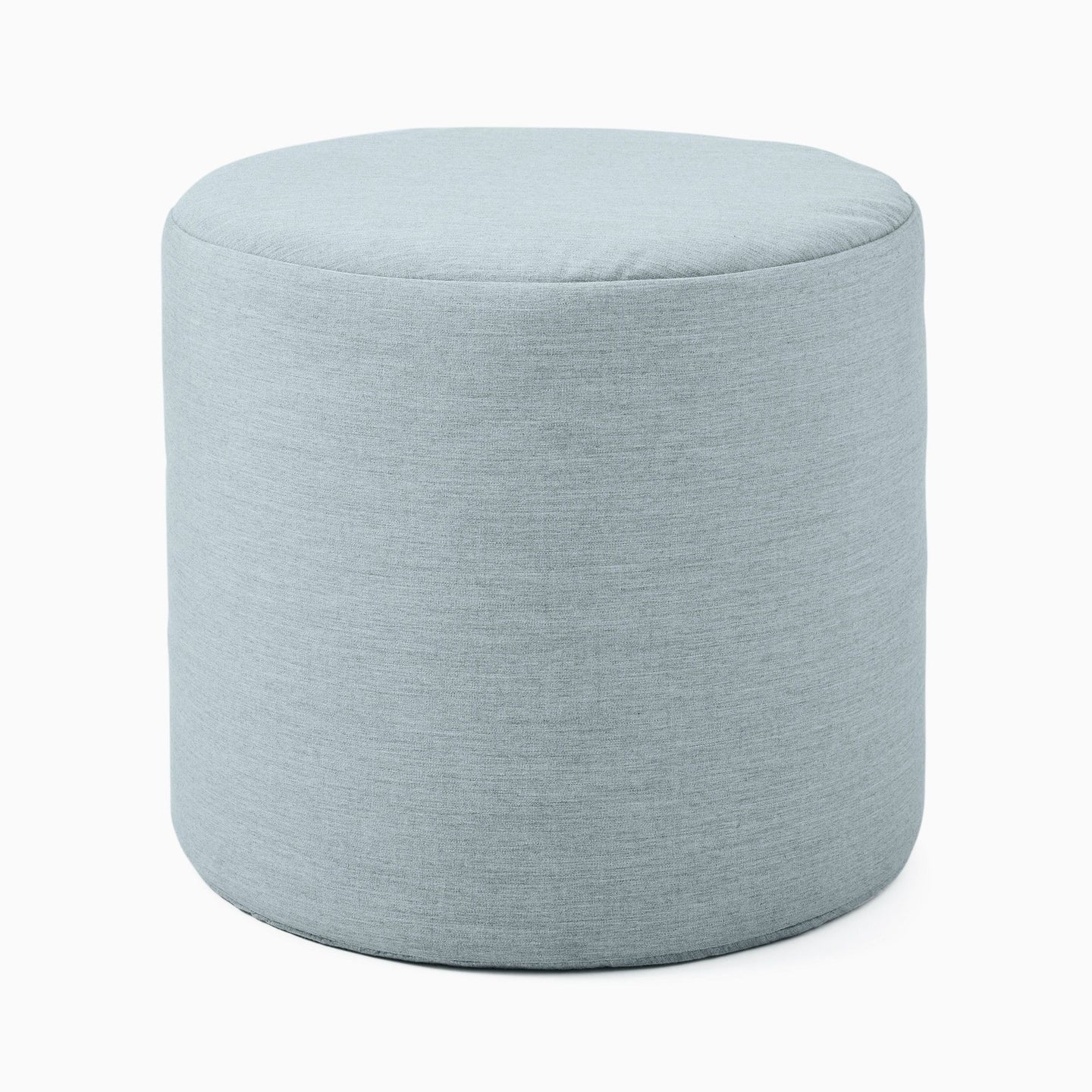 Canvas Round Pouf