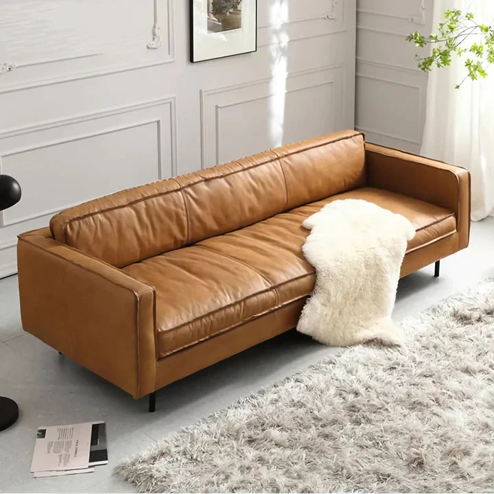 Velvet Yellow Sofa