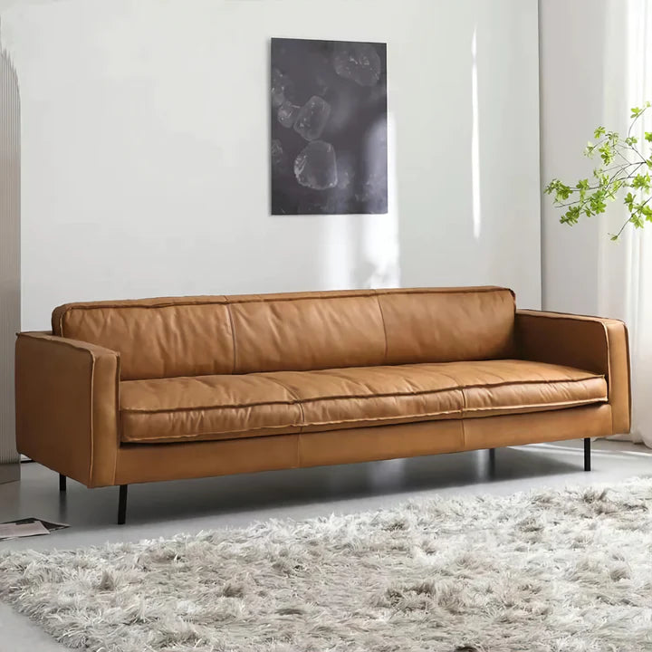 Velvet Yellow Sofa