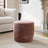 Beige Velvet Ottoman