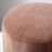 Beige Velvet Ottoman