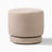Beige Velvet Ottoman