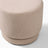 Beige Velvet Ottoman