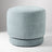 Beige Velvet Ottoman